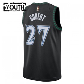 Maillot Basket Enfant Minnesota Timberwolves Rudy Gobert 2025-26 Nike Classic Edition Noir Swingman